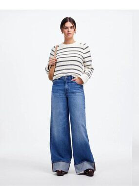 MADEWELL J Crew superwide leg high-waisted jeans Size 30 EUC